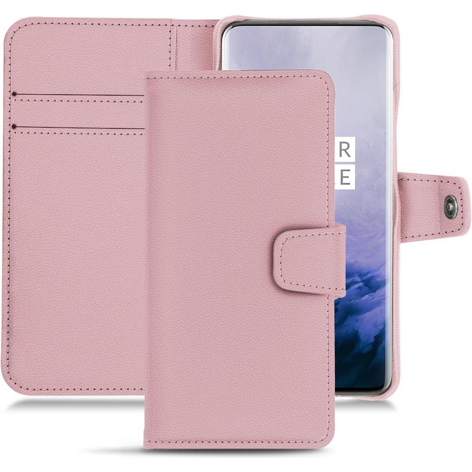 Thumbnail - Noreve Lederschutzhülle Wallet (OnePlus 7 Pro), Smartphone Hülle, Rosa