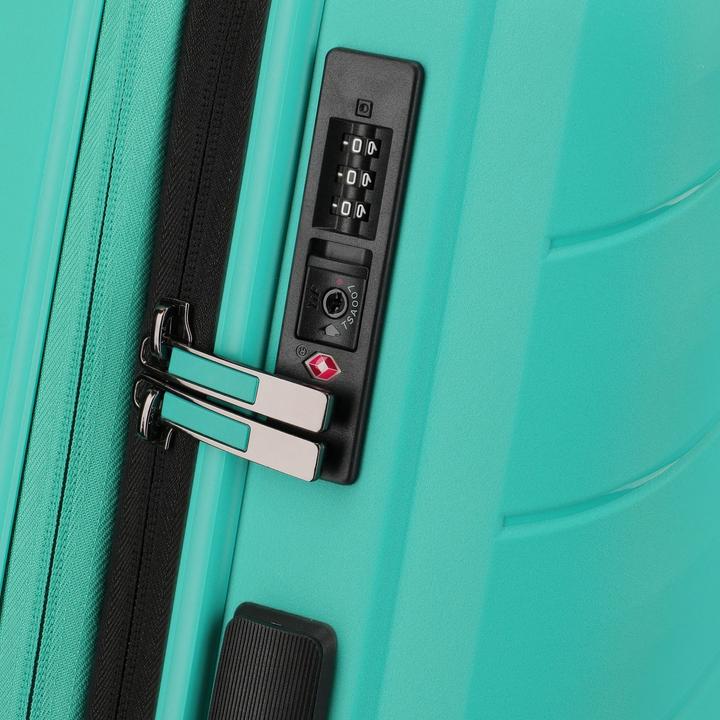 Actual product image Travelite Burano 4 Rollen Kofferset 3-teilig mit Dehnfalte (207 l)