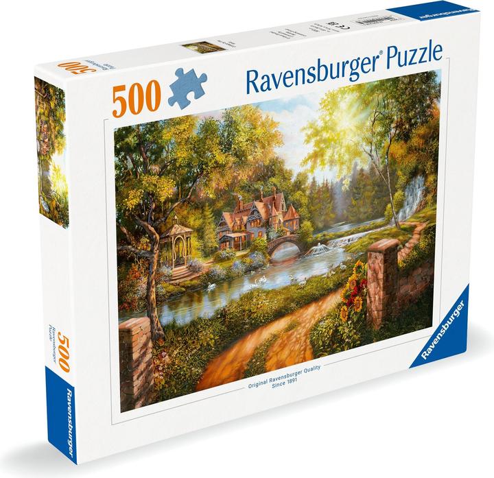 Produktbild Ravensburger Cottage am Fluss (500 Teile)