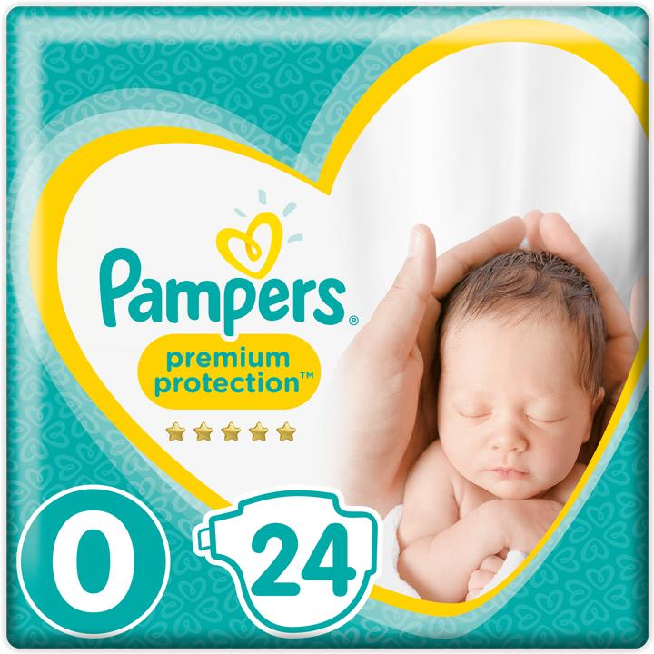 Pampers Nuovo Baby Micro (Dimensione 0, Pacco trasportabile, 24 Pezzo/i)