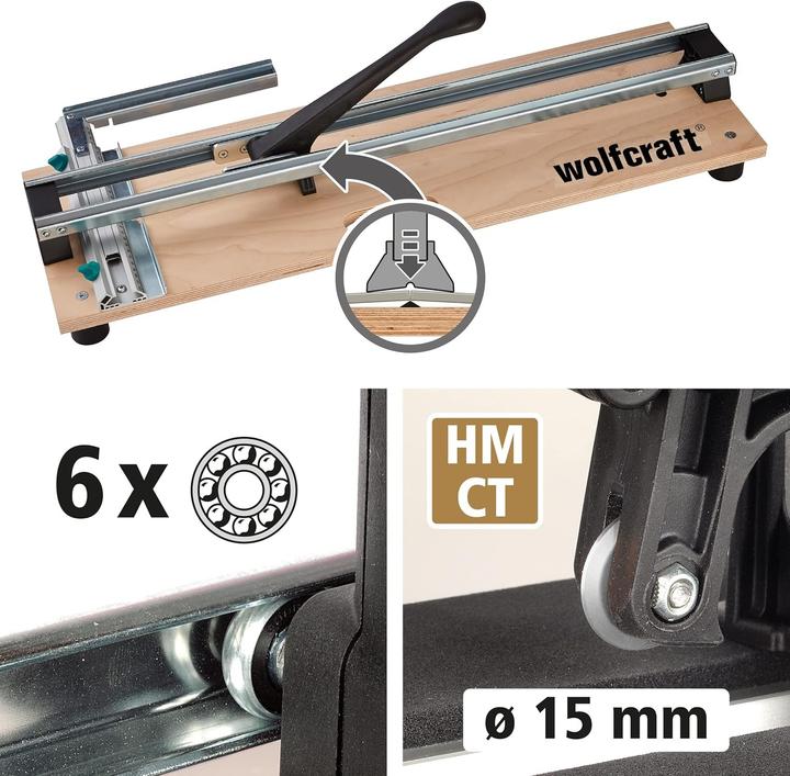 Produktbild wolfcraft 1 TC 610 W - Fliesenschneider
