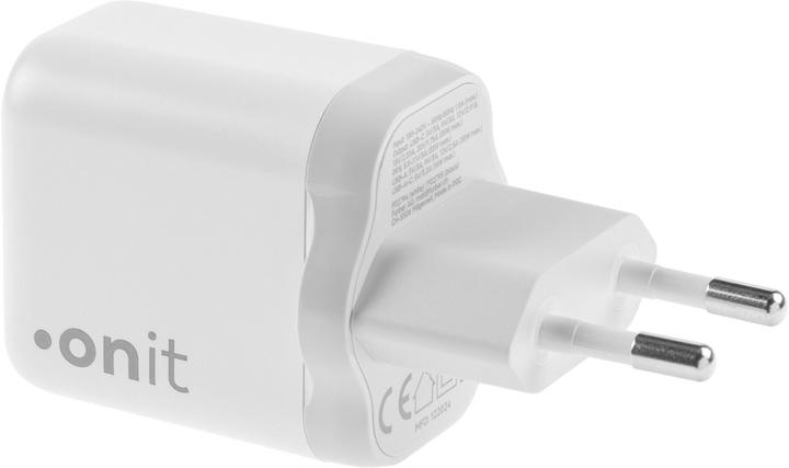 Produktbild Onit USB-Wandladegerät Dual 1C1A 35 W GaN Weiss (35 W, 2 Ports)