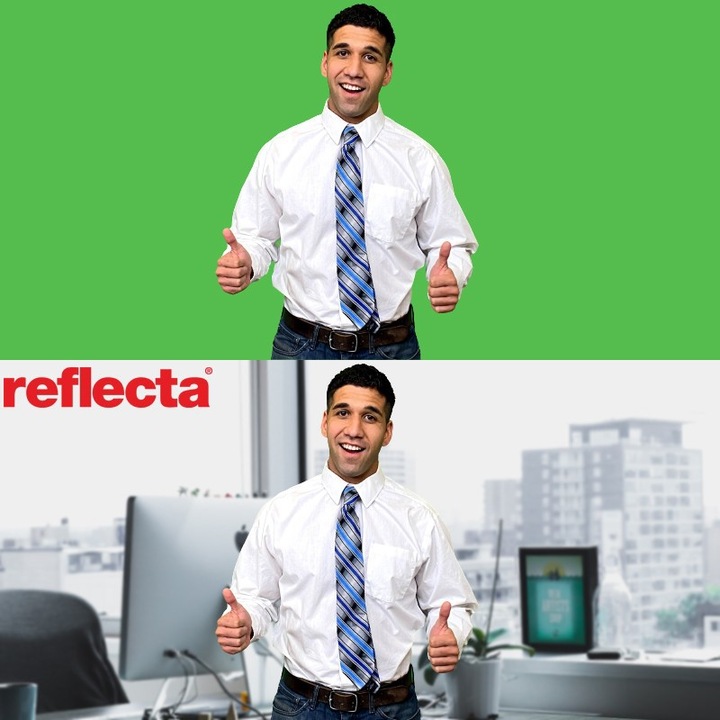 Produktbild Reflecta Green Screen Rollo (1:1)