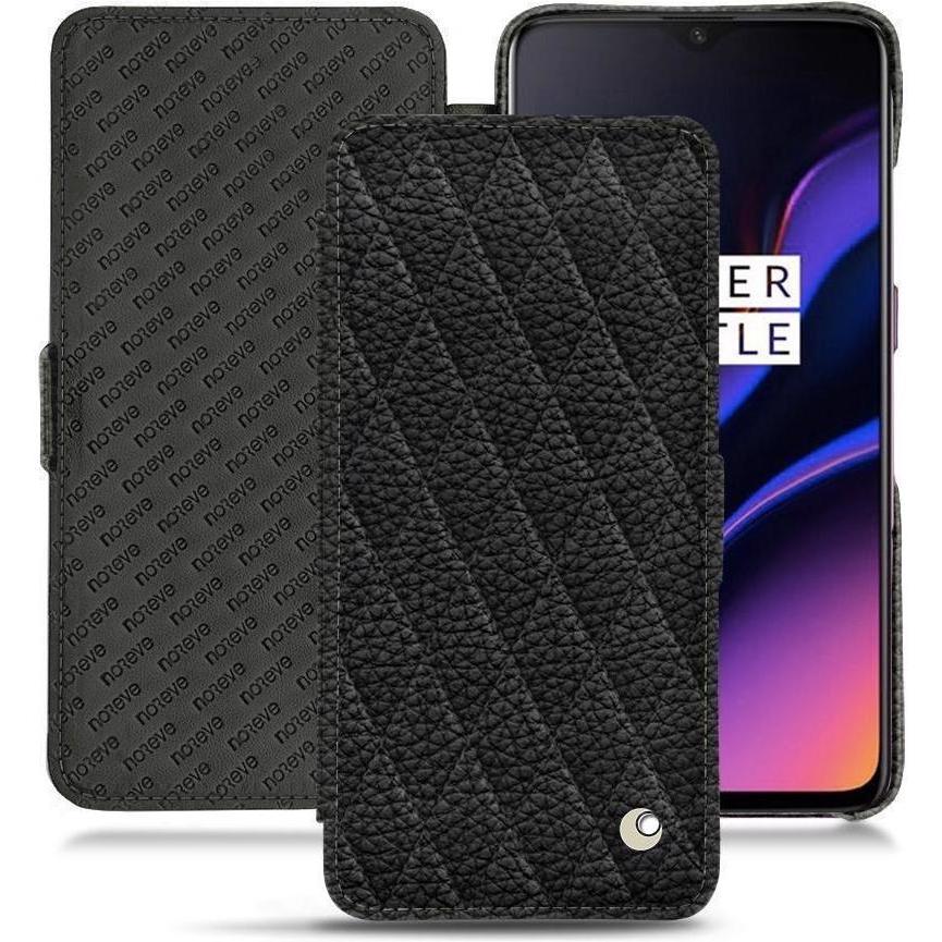 Noreve Lederschutzhülle horizontal (OnePlus 6T), Smartphone Hülle, Schwarz