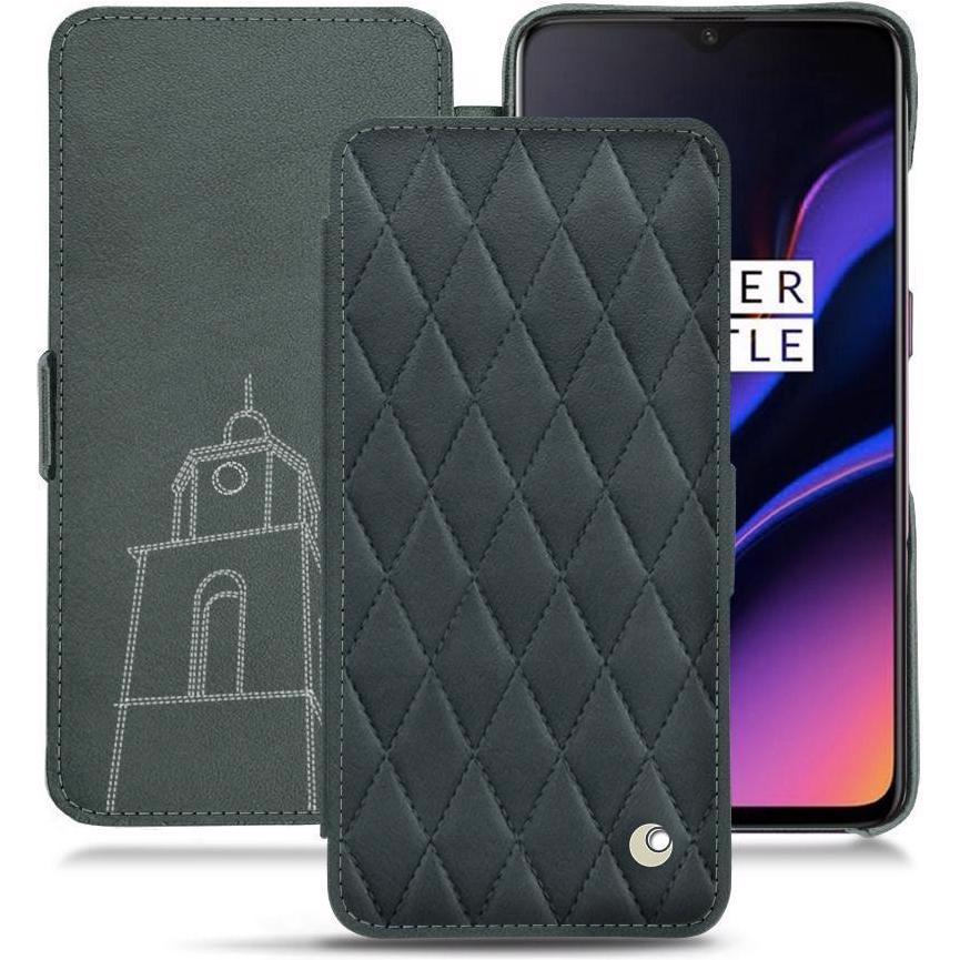 Thumbnail - Noreve Lederschutzhülle horizontal (OnePlus 6T), Smartphone Hülle, Blau
