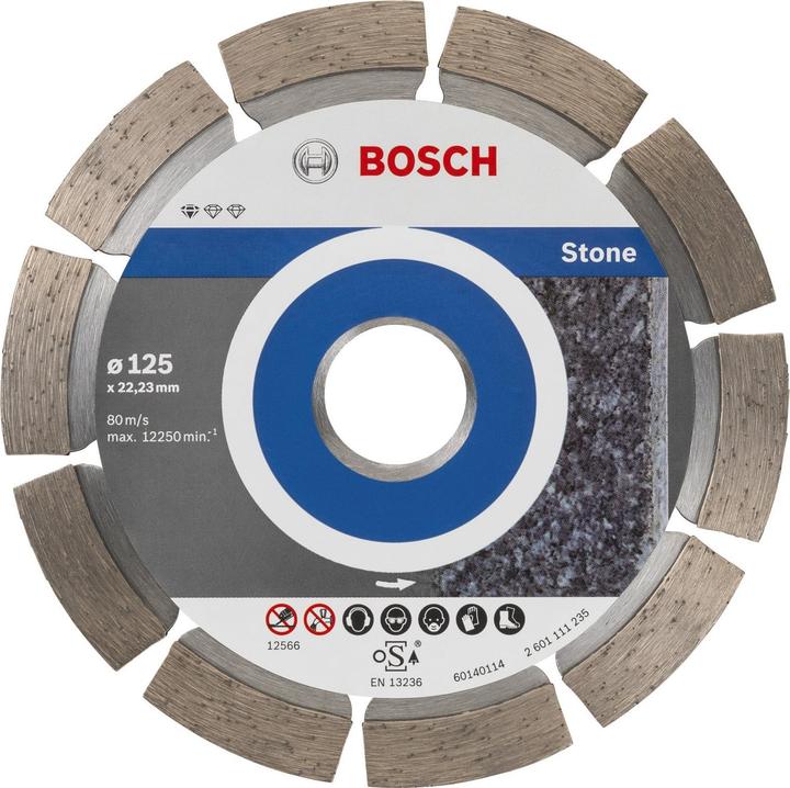 Produktbild Bosch Professional Zubehör Diamanttrennscheibe Standard for Stone, 125 x 22,23 x 1,6 x 10 mm, 10er-Pack