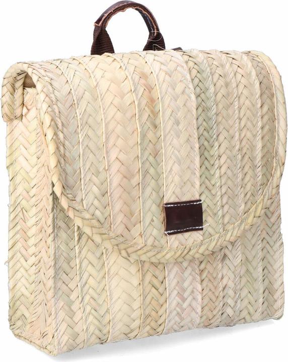 Actual product image EDM Backpack Viena Palm leaf With handle