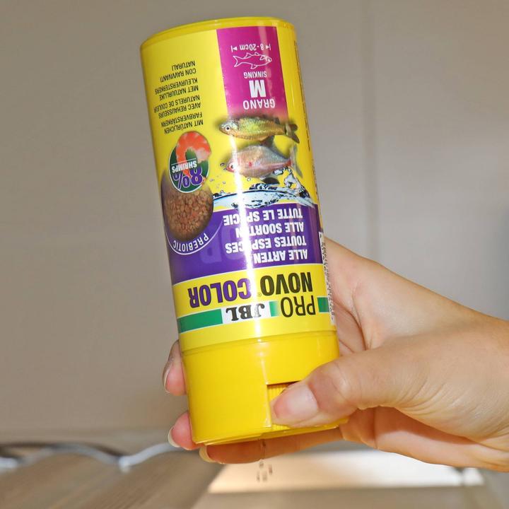 Actual product image JBL Aquaristik und Terraristik ProNovo COLOR GRANO M 250ml CLICK (Ornamental Fish, 250 ml)