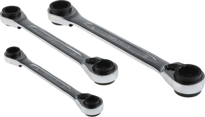 Productafbeelding Bahco Pistoolgreep Ratelset (5, T40, T10, T15, T25, T20, HEX5, SL6, T27, T30, PH3, PZ3, HEX3, HEX4)
