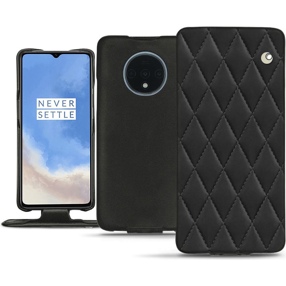 Noreve Lederschutzhülle vertikal (OnePlus 7T), Smartphone Hülle, Schwarz