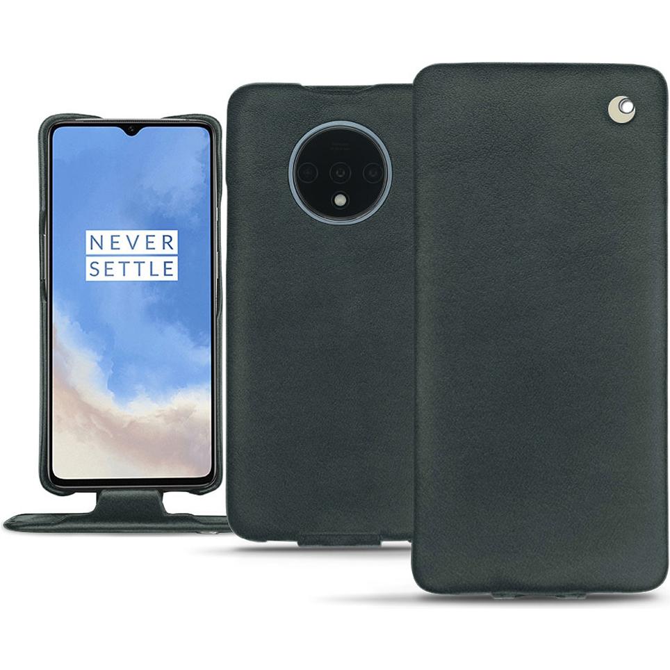 Noreve Lederschutzhülle vertikal (OnePlus 7T), Smartphone Hülle, Blau
