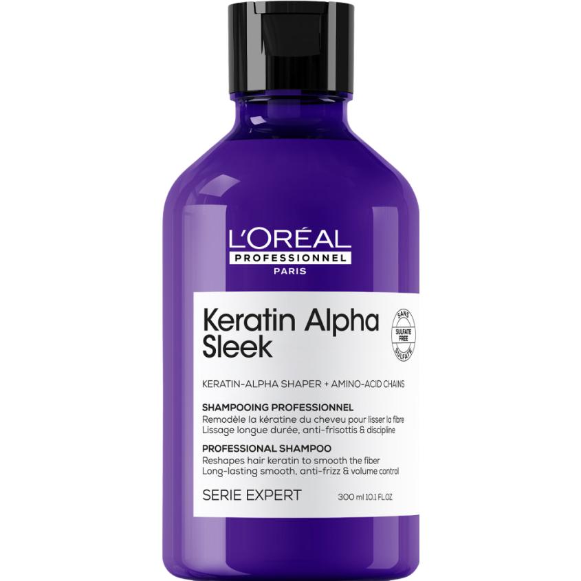 L'Oréal Professionnel, Shampoo, Shampoo Keratin Alpha Sleek (Shampoo liquido)