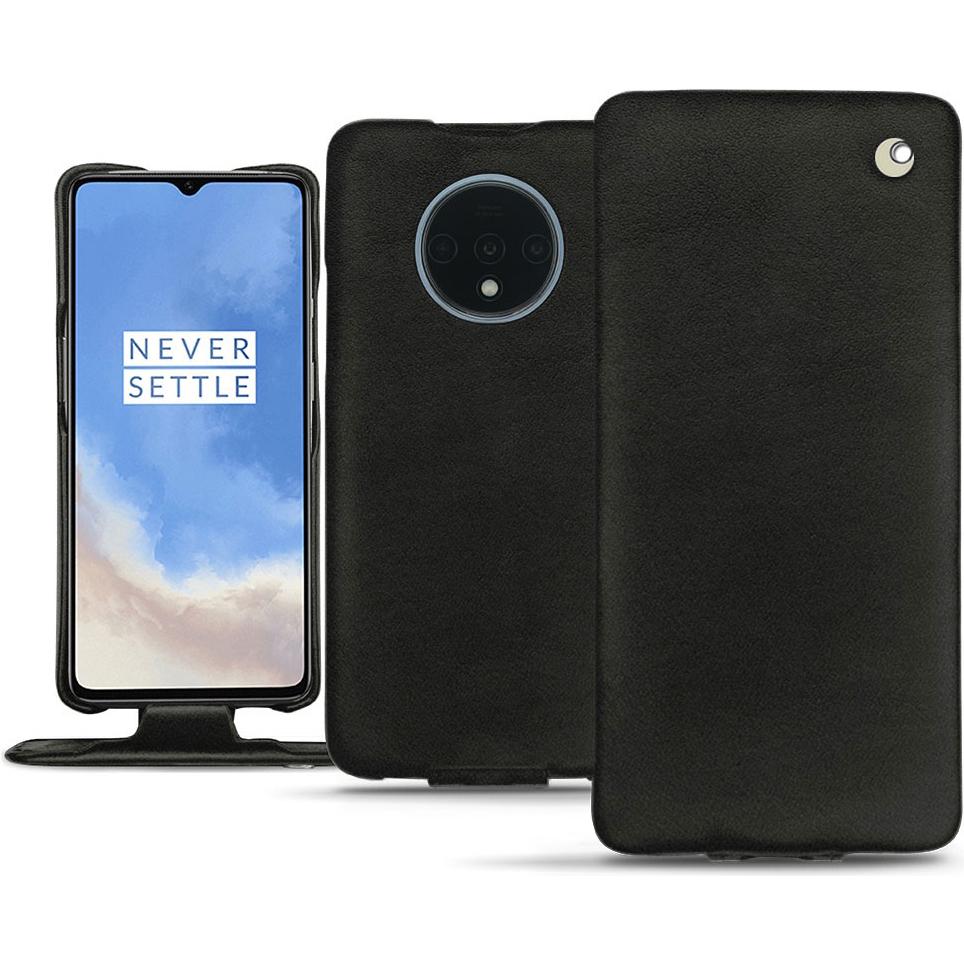 Noreve Lederschutzhülle vertikal (OnePlus 7T), Smartphone Hülle, Schwarz