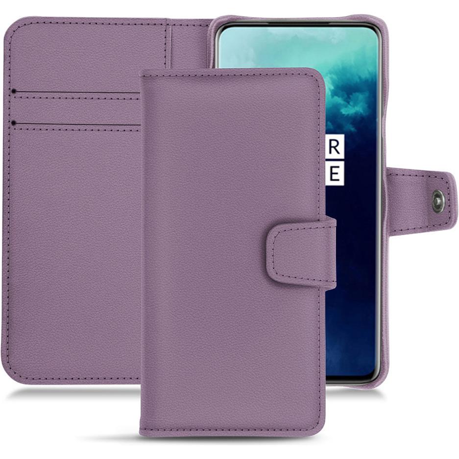 Noreve Lederschutzhülle Wallet (OnePlus 7T Pro), Smartphone Hülle, Violett