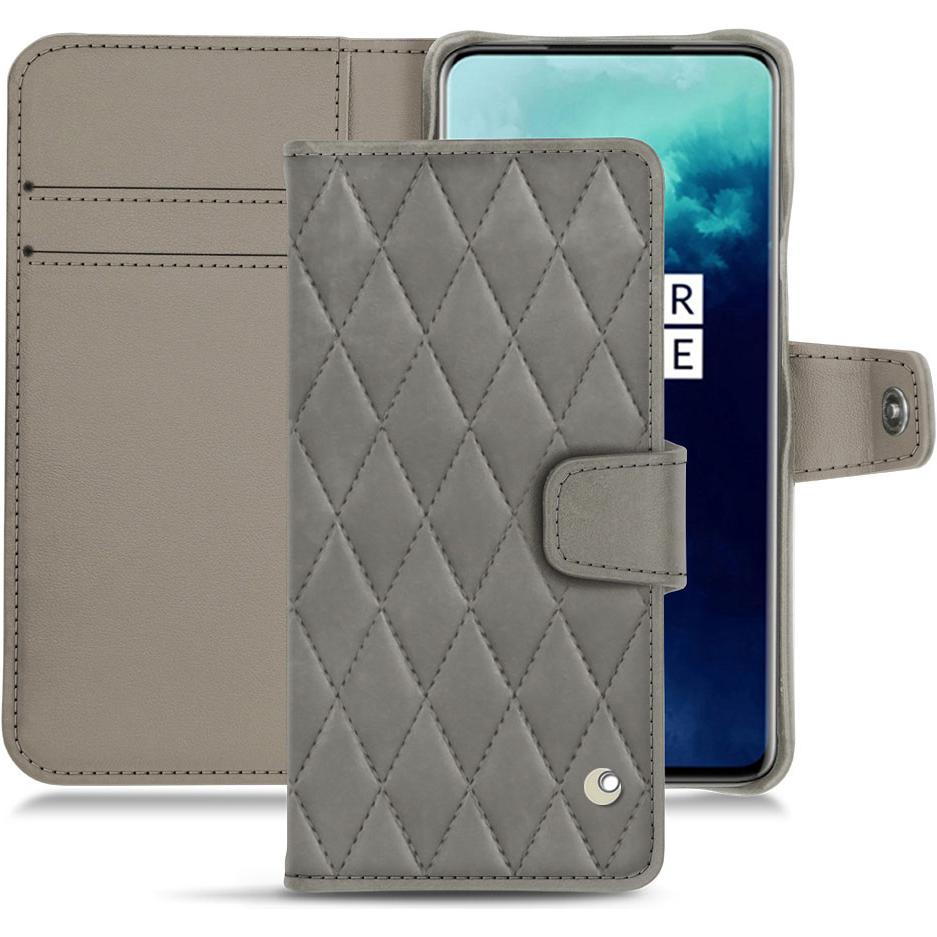 Thumbnail - Noreve Lederschutzhülle Wallet (OnePlus 7T Pro), Smartphone Hülle, Grau