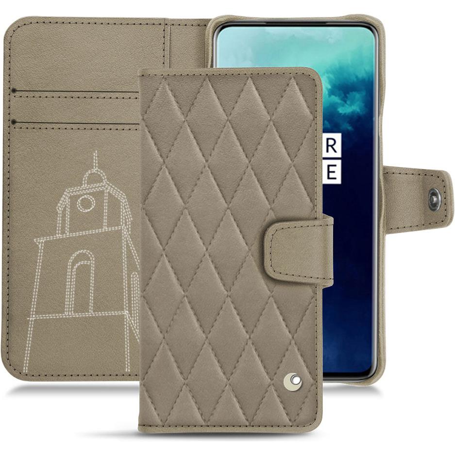 Thumbnail - Noreve Lederschutzhülle Wallet (OnePlus 7T Pro), Smartphone Hülle, Beige