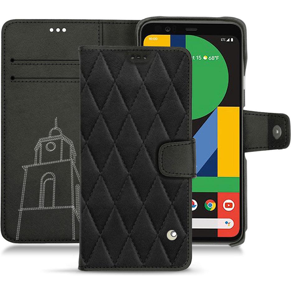 Thumbnail - Noreve Lederschutzhülle Wallet (Google Pixel 4 XL), Smartphone Hülle, Schwarz