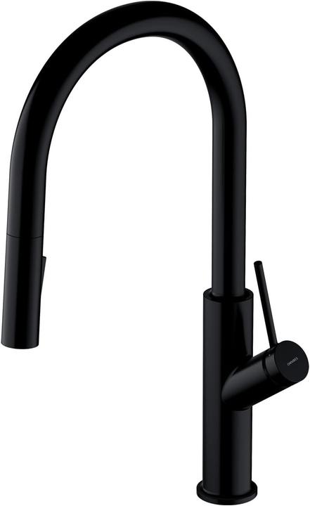 Omnires Bend freistehende Küchenarmatur, mattschwarz
