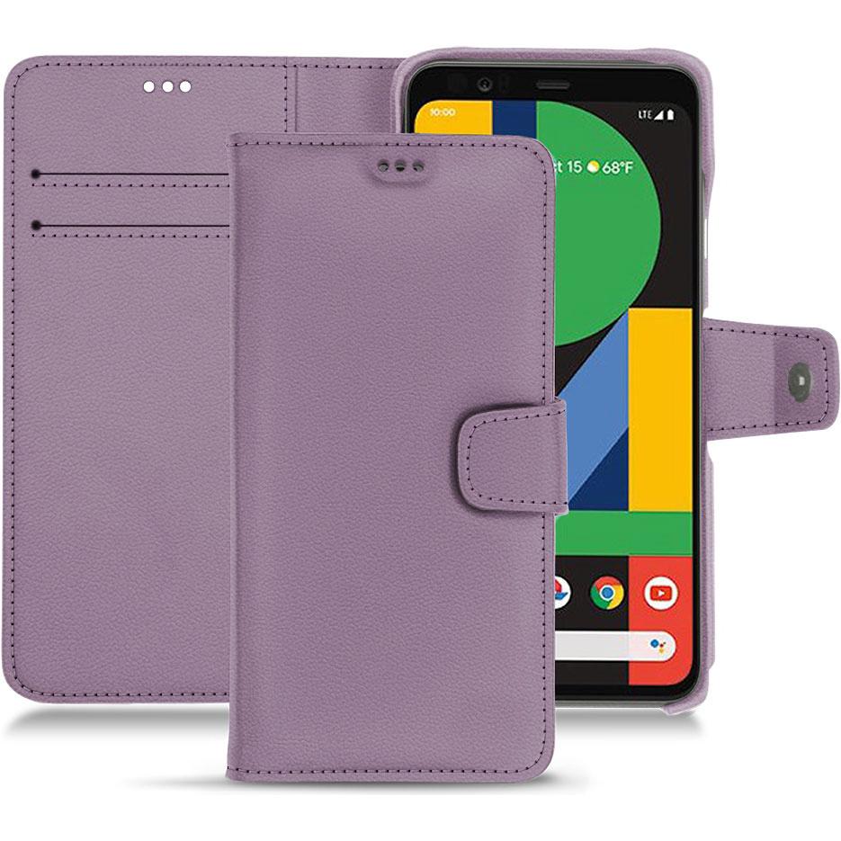 Noreve Lederschutzhülle Wallet (Google Pixel 4), Smartphone Hülle, Violett