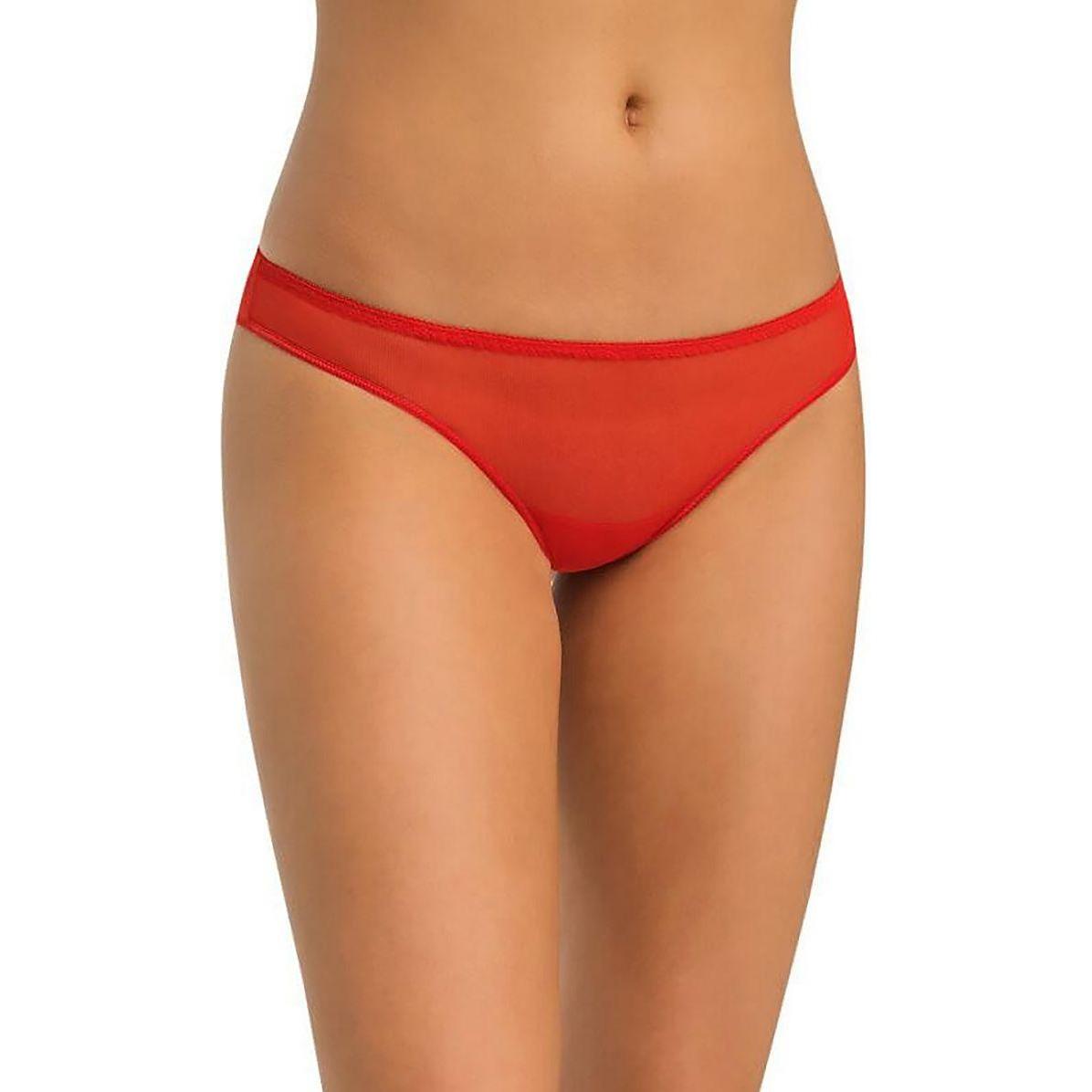 Teyli, Damen, Unterhosen, brasilianisches Höschen, Rot, (L)