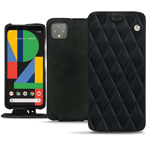 Noreve Lederschutzhülle vertikal (Google Pixel 4 XL), Smartphone Hülle, Schwarz