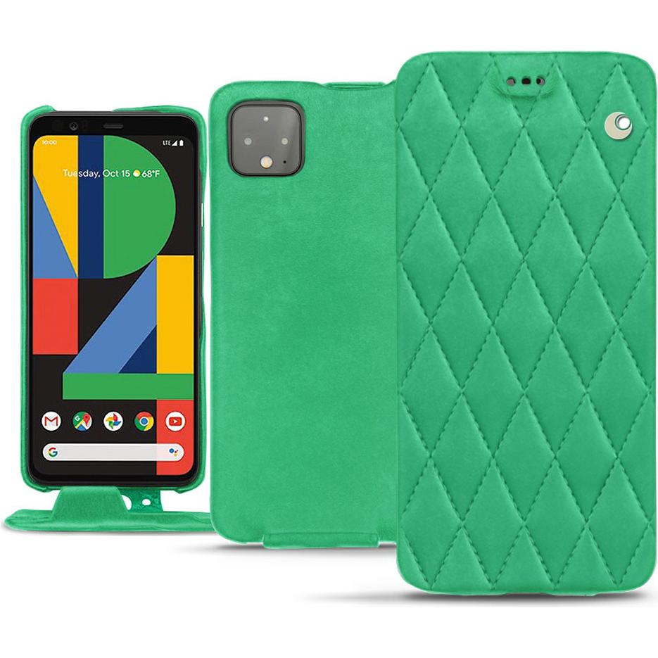 Noreve Lederschutzhülle vertikal (Google Pixel 4 XL), Smartphone Hülle, Violett