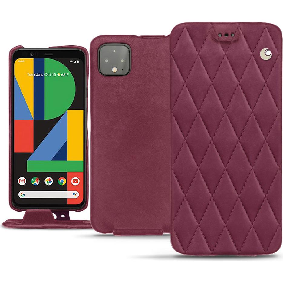 Thumbnail - Noreve Lederschutzhülle vertikal (Google Pixel 4 XL), Smartphone Hülle, Violett