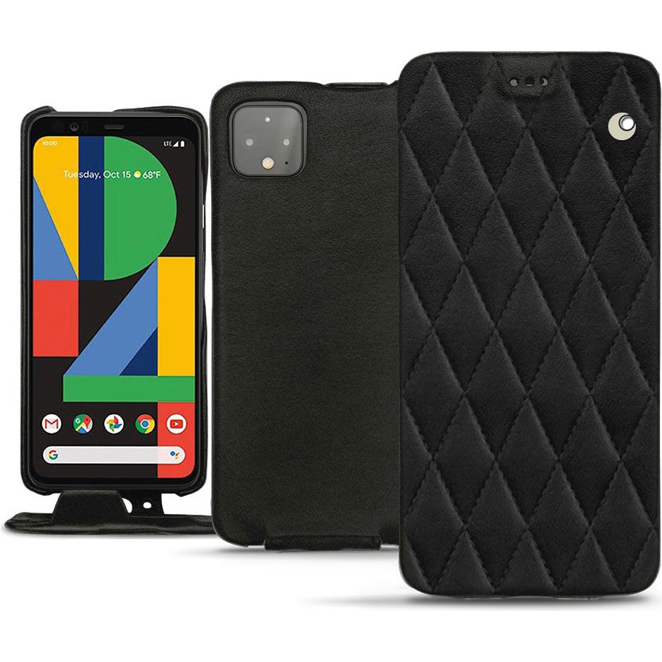 Thumbnail - Noreve Lederschutzhülle vertikal (Google Pixel 4 XL), Smartphone Hülle, Schwarz