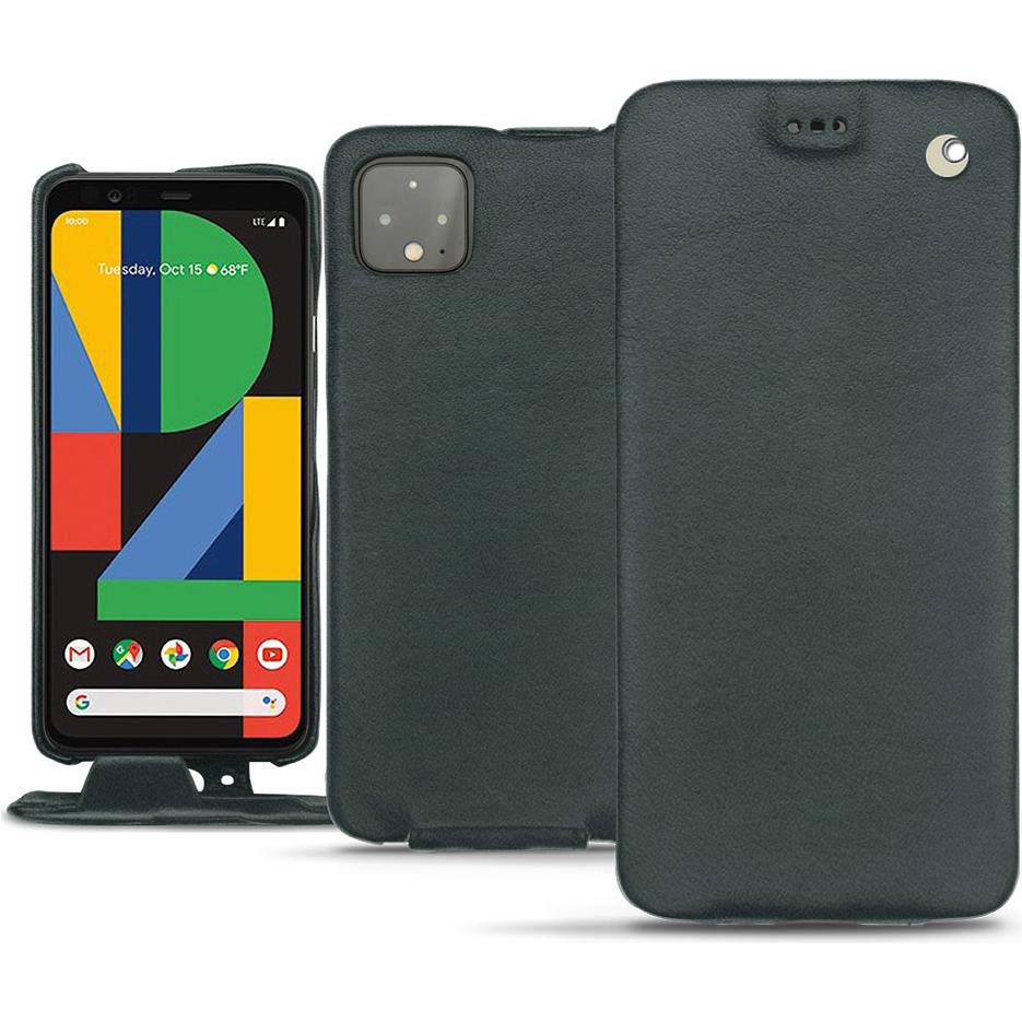 Noreve Lederschutzhülle vertikal (Google Pixel 4), Smartphone Hülle, Blau