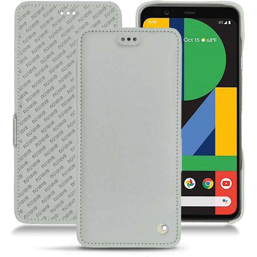 Noreve Lederschutzhülle horizontal (Google Pixel 4 XL), Smartphone Hülle, Grau