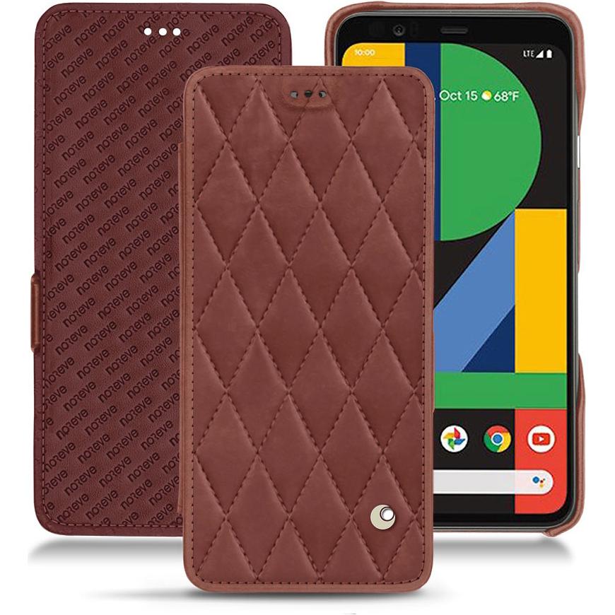 Noreve Lederschutzhülle horizontal (Google Pixel 4 XL), Smartphone Hülle, Rot