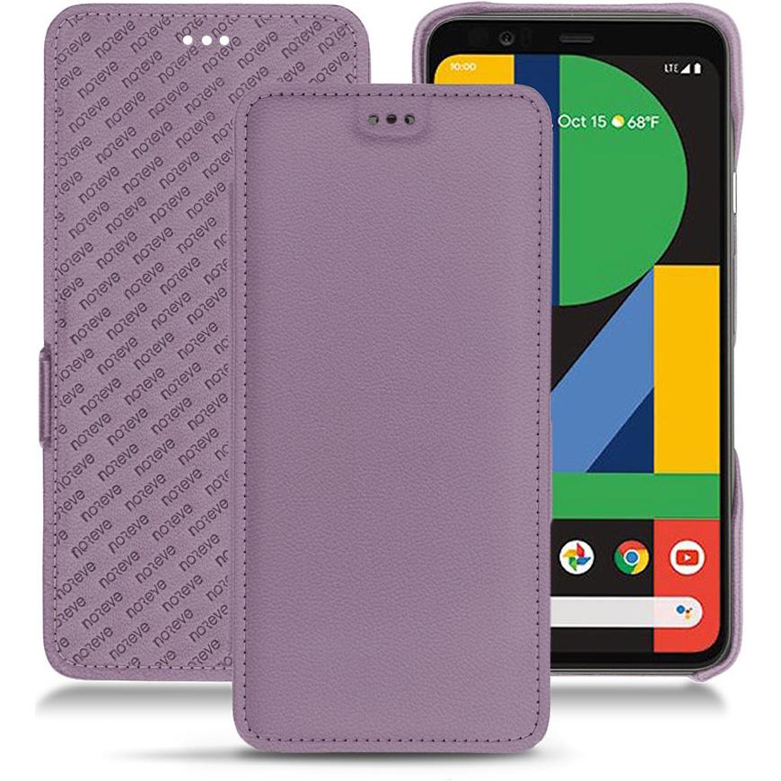 Noreve Lederschutzhülle horizontal (Google Pixel 4 XL), Smartphone Hülle, Violett