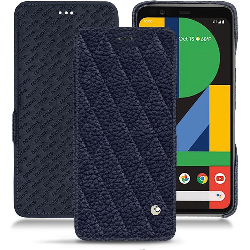 Noreve Lederschutzhülle horizontal (Google Pixel 4 XL), Smartphone Hülle, Violett