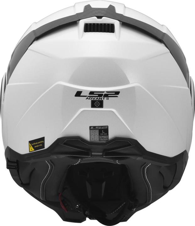 Image du produit LS2 FF910 ADVANT II SOLID Klapphelm weiss XXL (XXL)