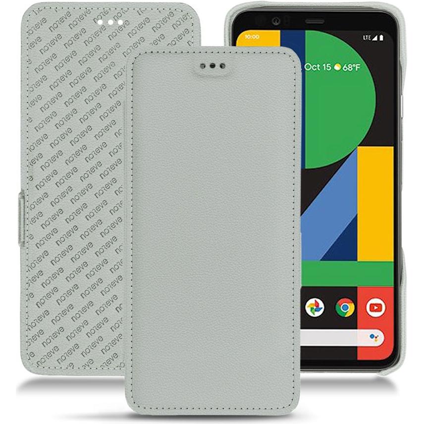 Noreve Lederschutzhülle horizontal (Google Pixel 4 XL), Smartphone Hülle, Grau