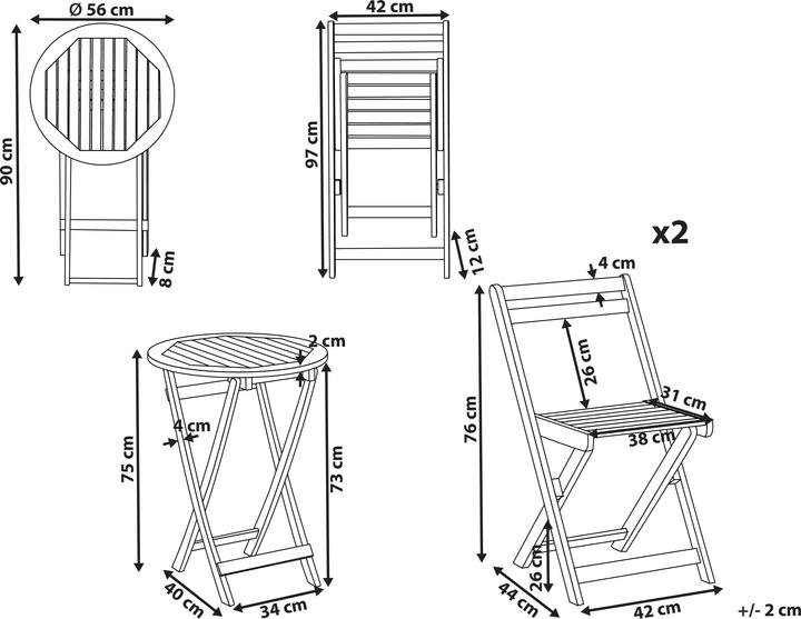 Produktbild Beliani Sacile