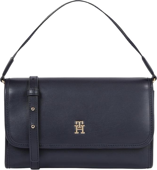 Tommy Hilfiger Handbag Monotype Flap - Navy blue