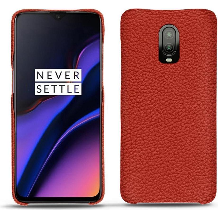 Noreve Lederschutzhülle (OnePlus 6T), Smartphone Hülle, Orange