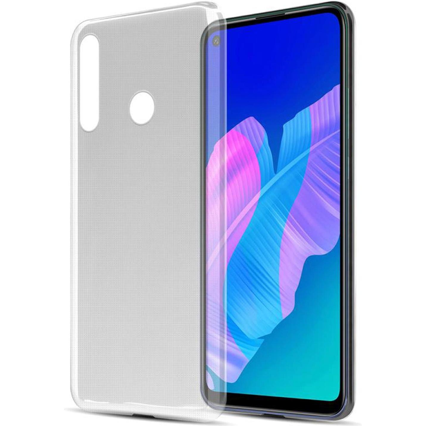 Cadorabo TPU Ultra Slim AIR Cover (Huawei P40 Lite E), Smartphone Hülle, Transparent