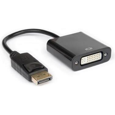 Hamlet XVADP-DV cavo e adattatore video DisplayPort DVI Nero, Adattatore dati + video, Nero