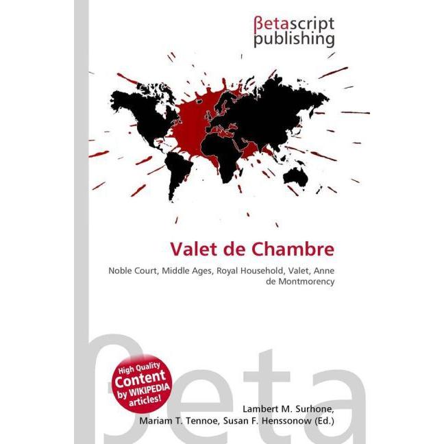 Valet de Chambre, Fachbücher