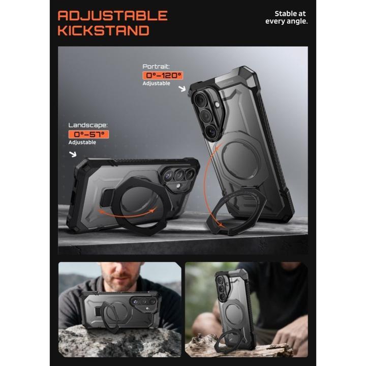 Actual product image Supcase Ub Grip Mag Magsafe Galaxy S26 Schwarz (Samsung Galaxy S26)