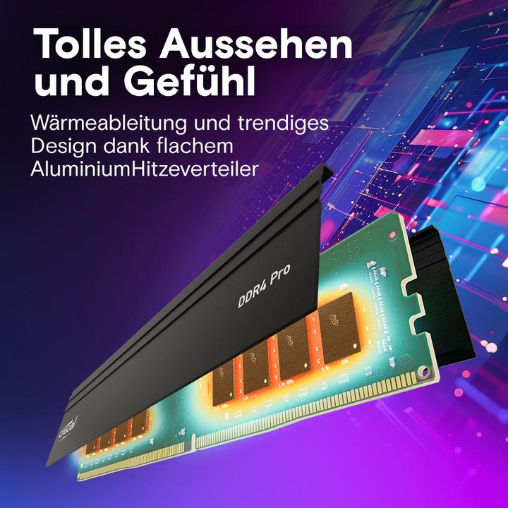 Produktbild Crucial Pro (2 x 16GB, 3200 MHz, DDR4-RAM, U-DIMM)