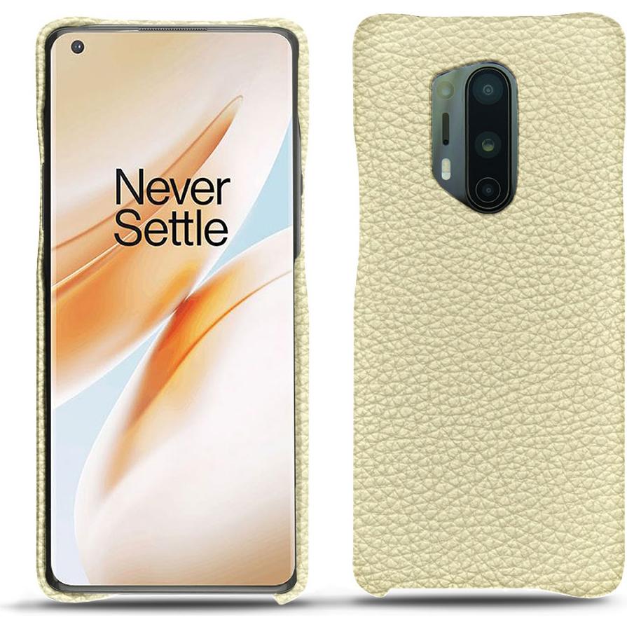 Noreve Lederschutzhülle (OnePlus 8 Pro), Smartphone Hülle, Weiss