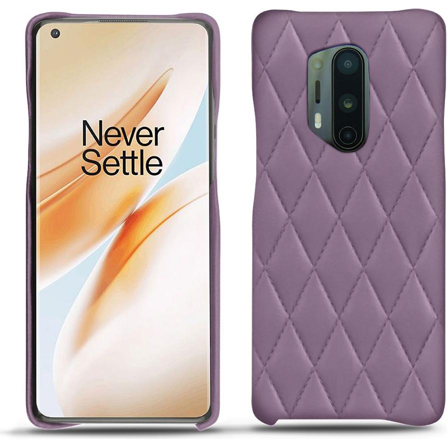 Noreve Lederschutzhülle (OnePlus 8 Pro), Smartphone Hülle, Violett