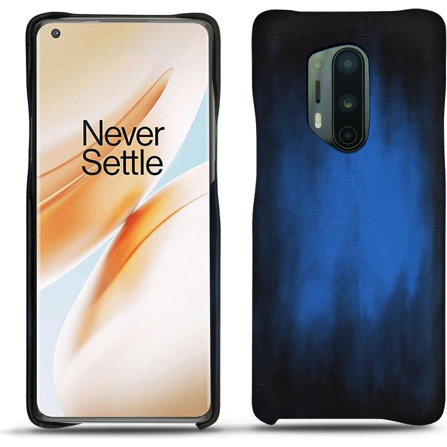 Noreve Lederschutzhülle (OnePlus 8 Pro), Smartphone Hülle, Blau