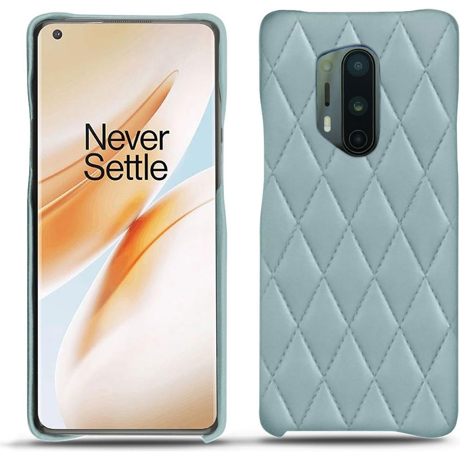 Thumbnail - Noreve Lederschutzhülle (OnePlus 8 Pro), Smartphone Hülle, Blau
