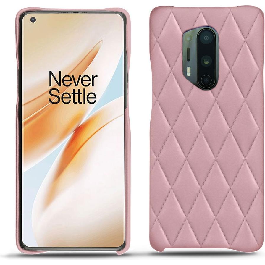 Noreve Lederschutzhülle (OnePlus 8 Pro), Smartphone Hülle, Rosa