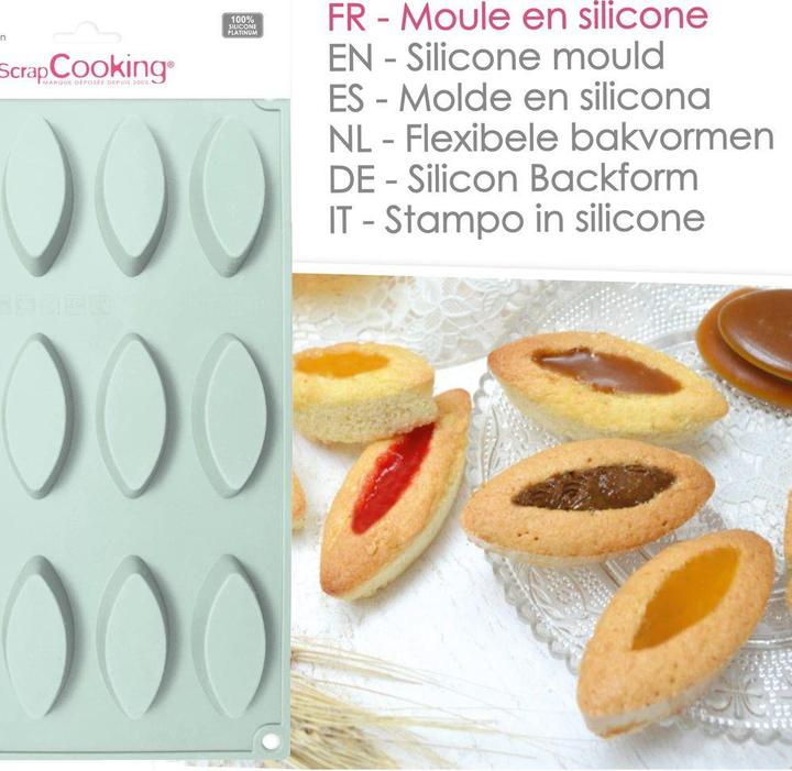 Produktbild ScrapCooking 12er Silikonbackform Barquettes