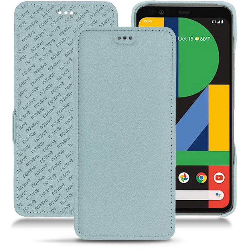 Noreve Lederschutzhülle horizontal (Google Pixel 4), Smartphone Hülle, Blau